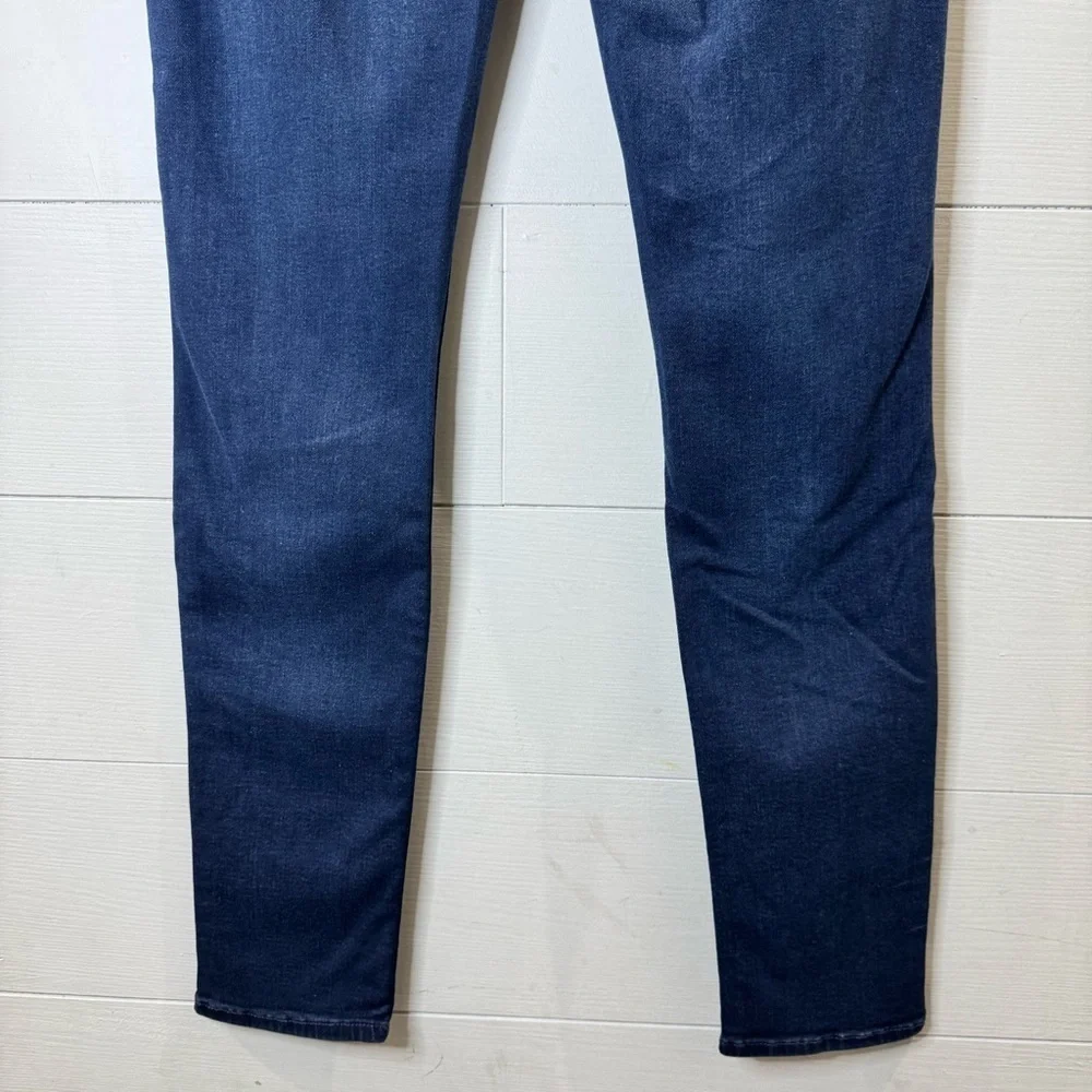 7 For All Mankind Women's High Rise Ankle Skinny Dark Blue Women's Jeans